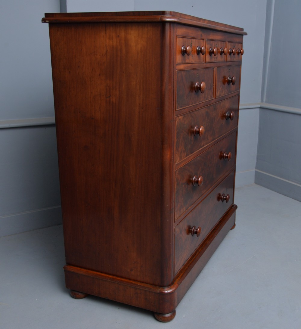 Large Handsome Victorian Mahogany Chest Of Drawers View VI