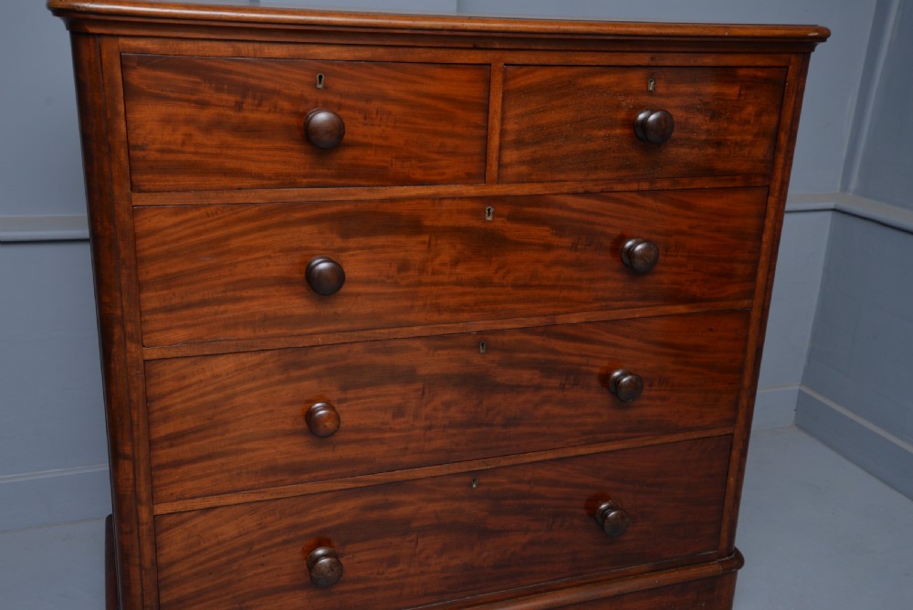 Handsome Victorian Mahogany Chest Of Drawers View IV