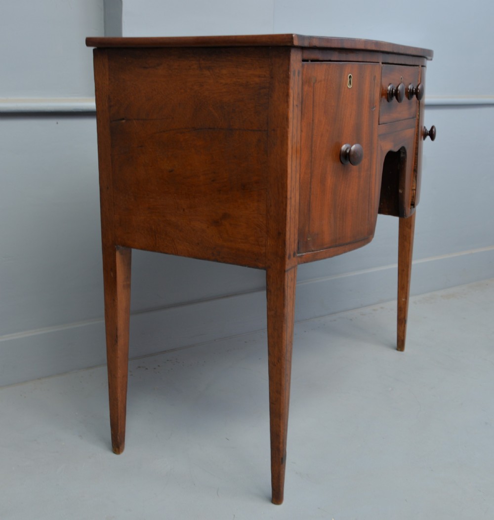 Delightful Little Solid Mahogany Mini Georgian Sideboard Table View VIII