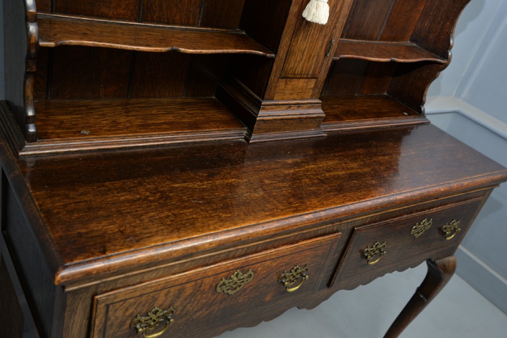 Delightful & Rare Victorian Oak Clock Dresser View VII