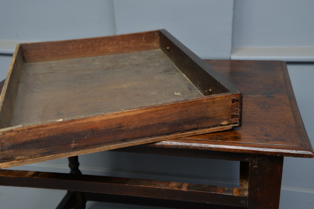 Charming 17th Century Oak Side Table View IX