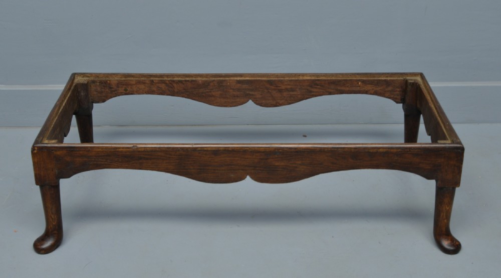 Small Very Sweet 17th Century Carved Oak Coffer On Stand View IX
