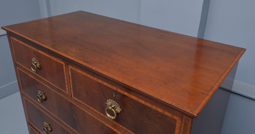 Fine Edwardian Mahogany Chest Of Drawers View VI