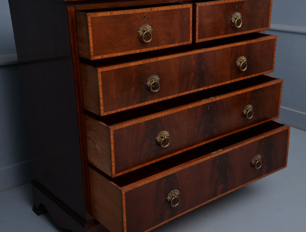 Fine Edwardian Mahogany Chest Of Drawers View IX