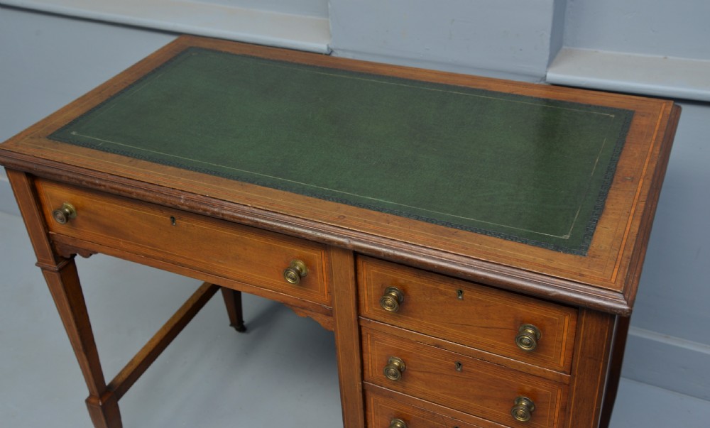 Elegant Edwardian Ladies Mahogany Writing Desk  View VI