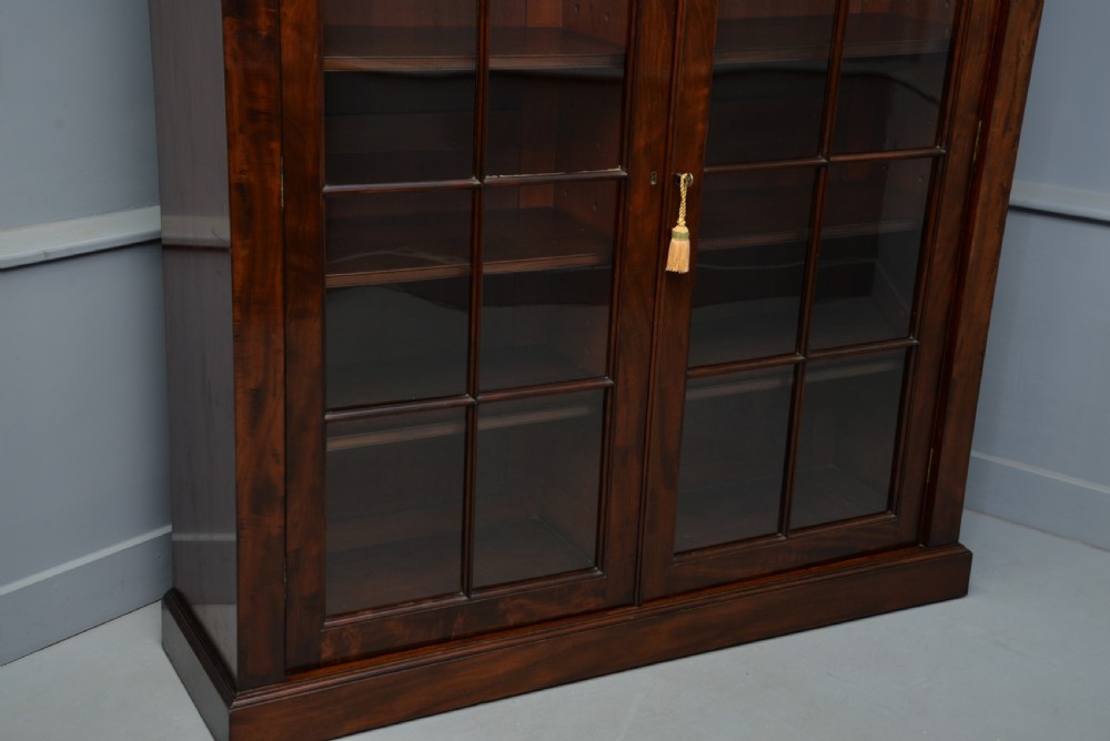 Early 19th Century Mahogany Glazed Bookcase View IV