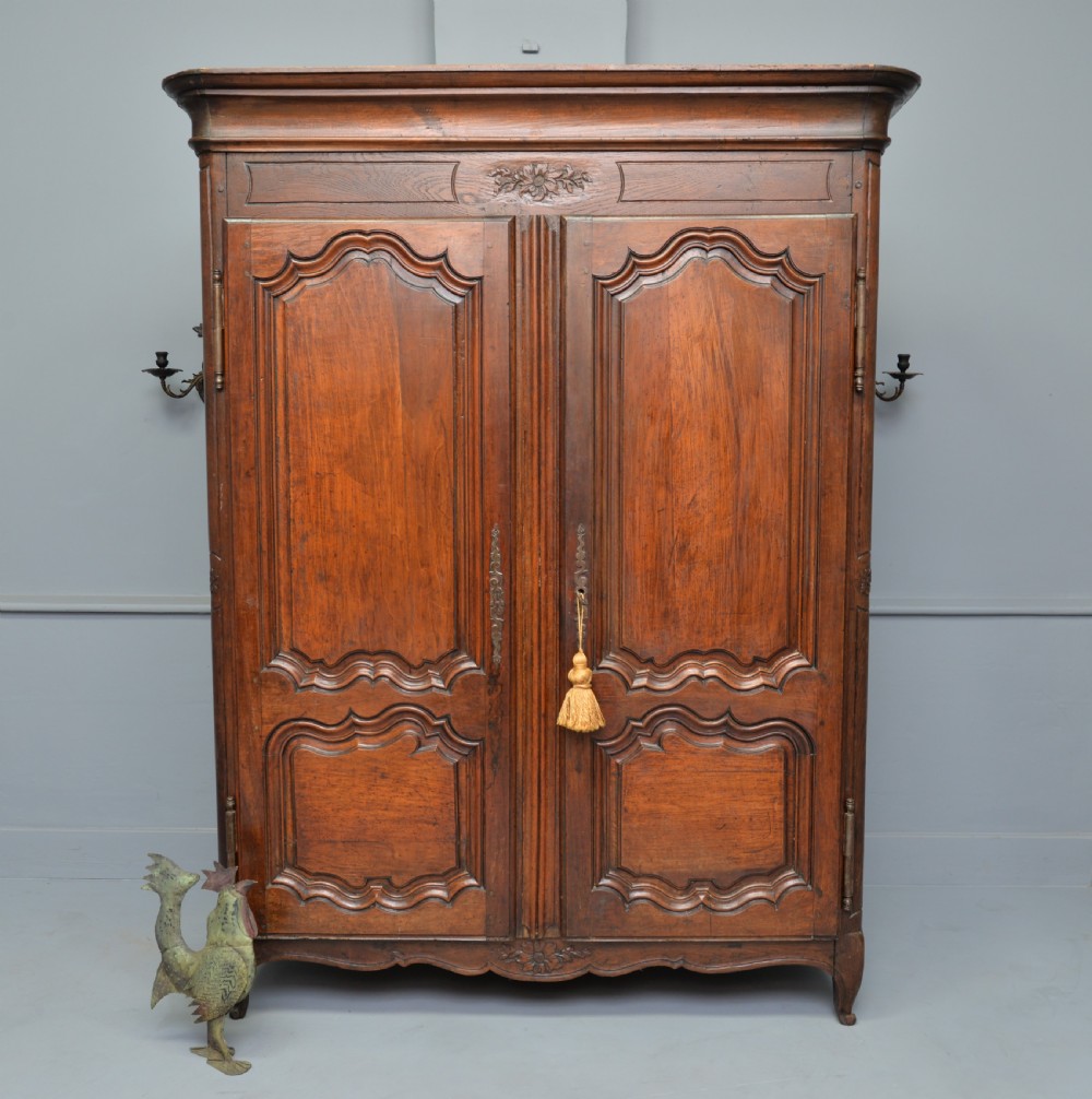 Very Sweet Small 18thc French Walnut Armoire  View II