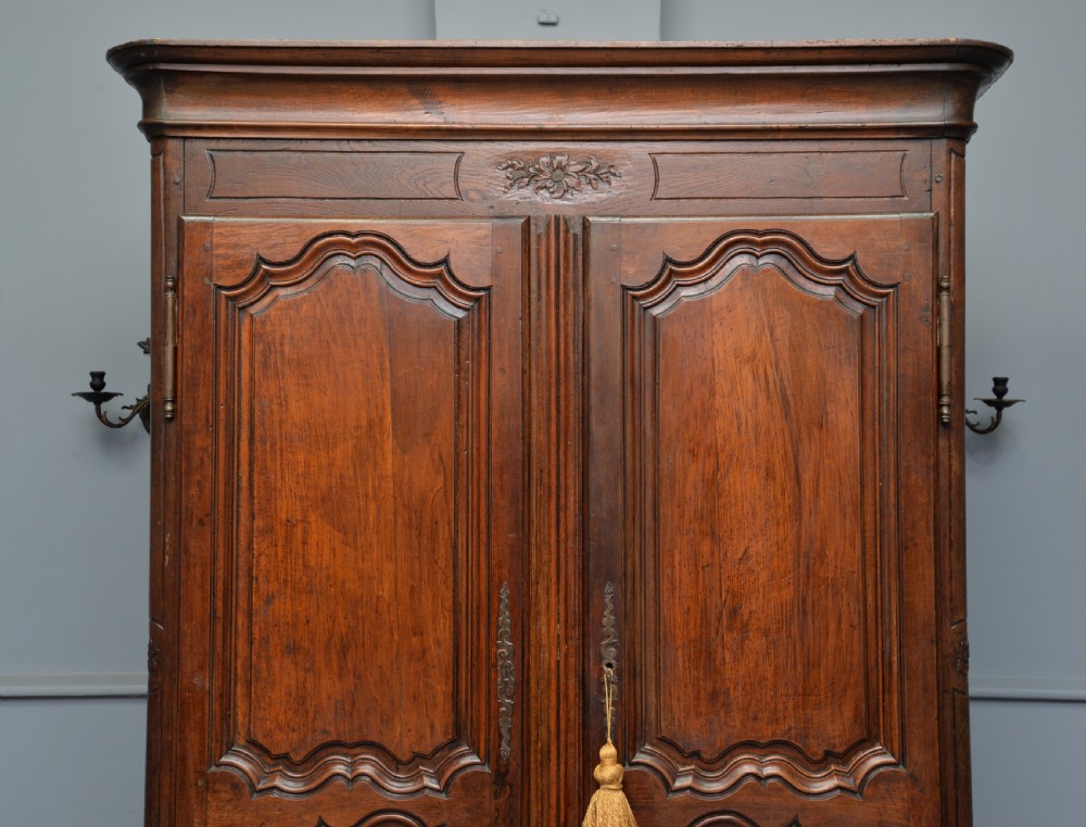 Very Sweet Small 18thc French Walnut Armoire  View III