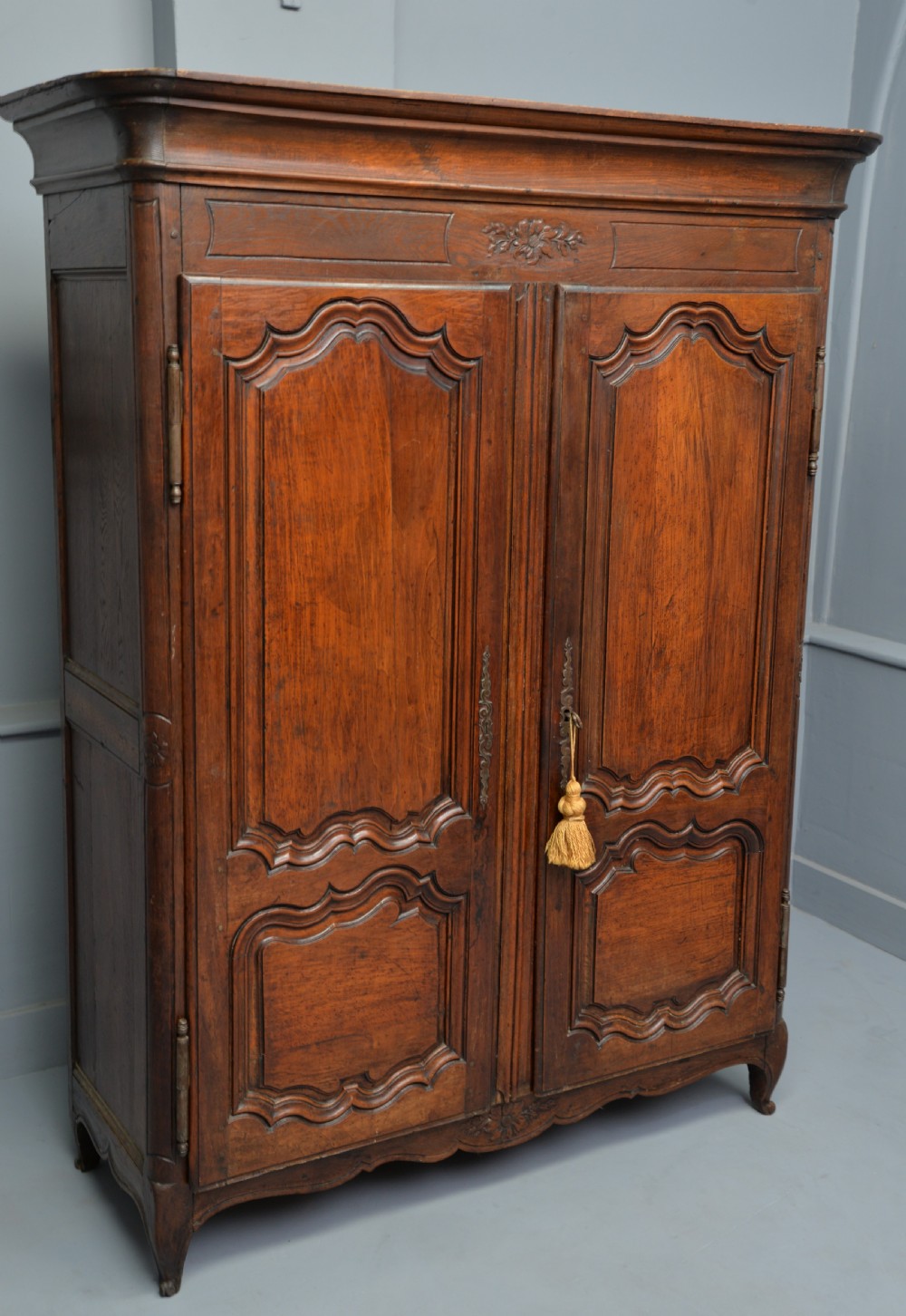 Very Sweet Small 18thc French Walnut Armoire  View V