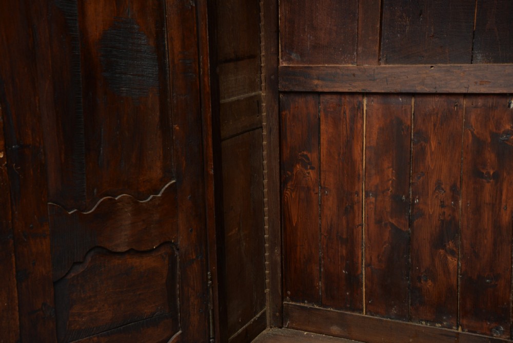 Very Sweet Small 18thc French Walnut Armoire  View IX