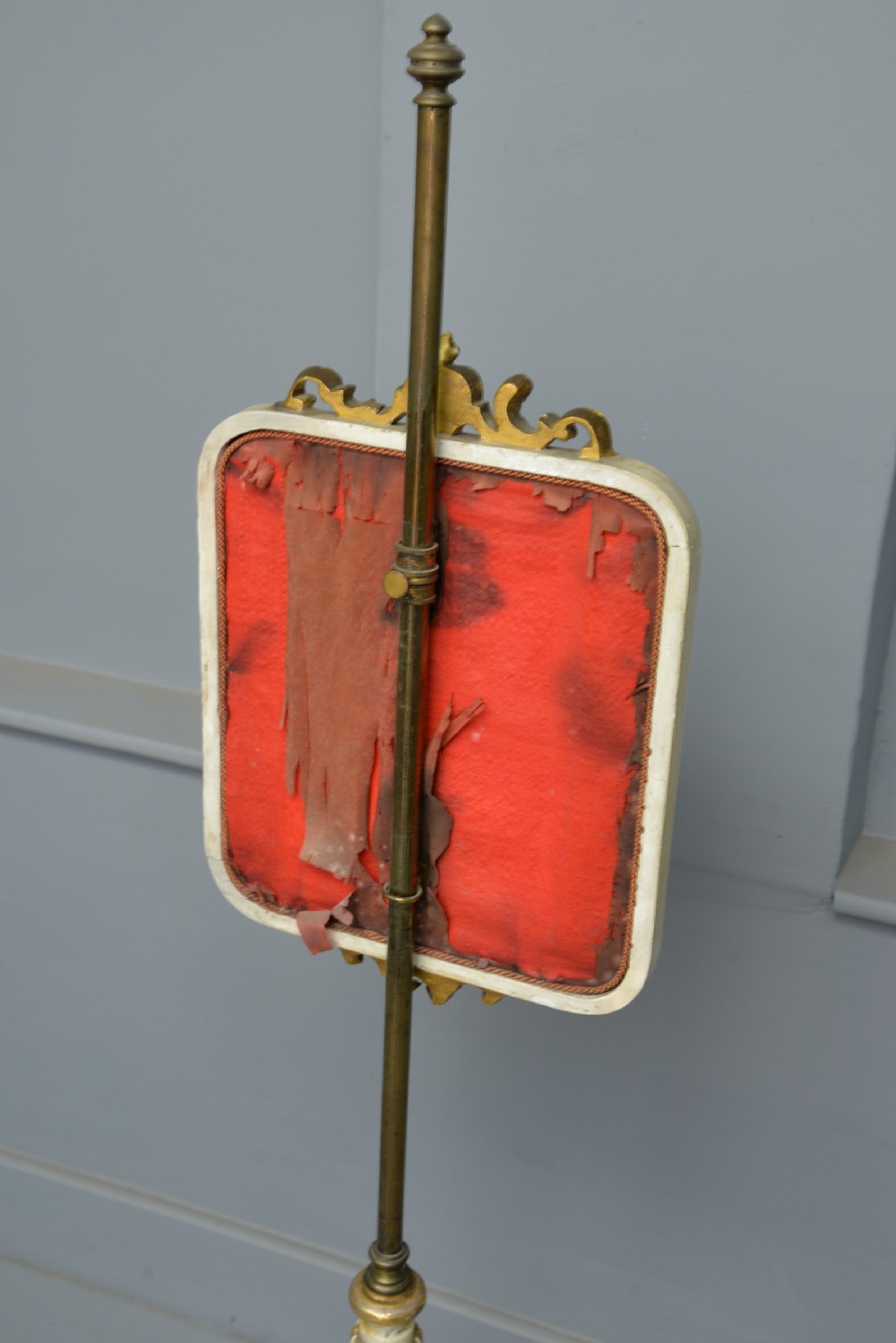 Regency Parcel Gilt Tapestry Pole Fire Screen View VI