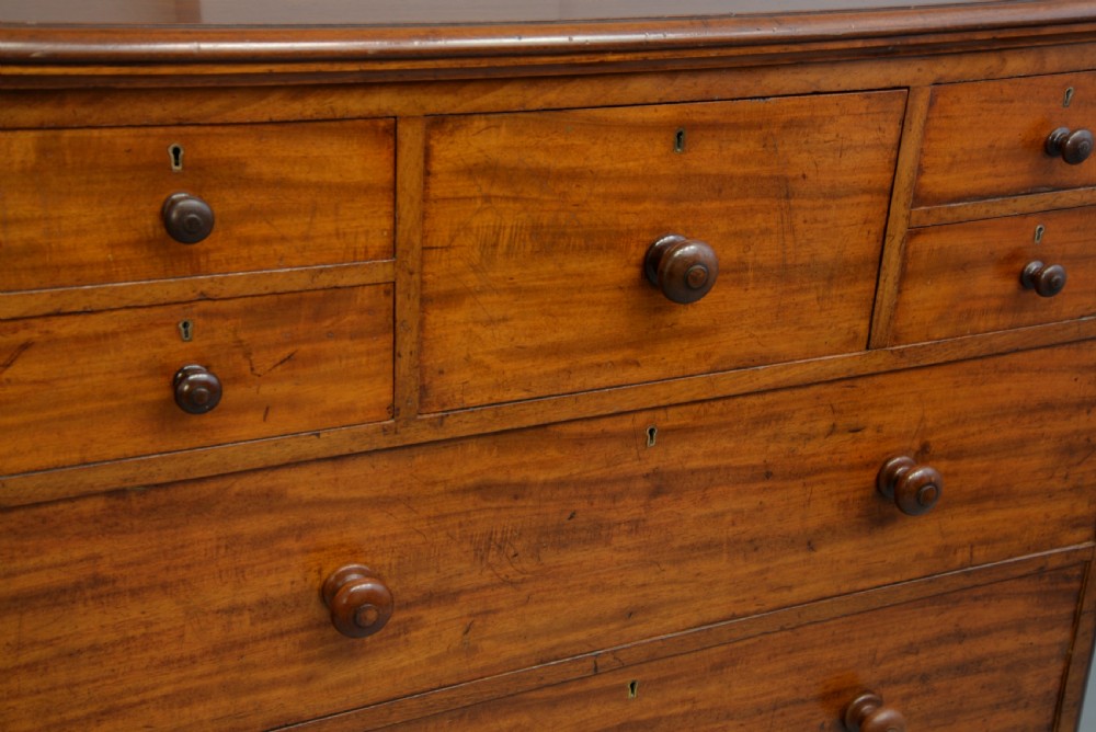 Superb Quality Large Victorian Mahogany  Maple & Co Chest Of Drawers View XI