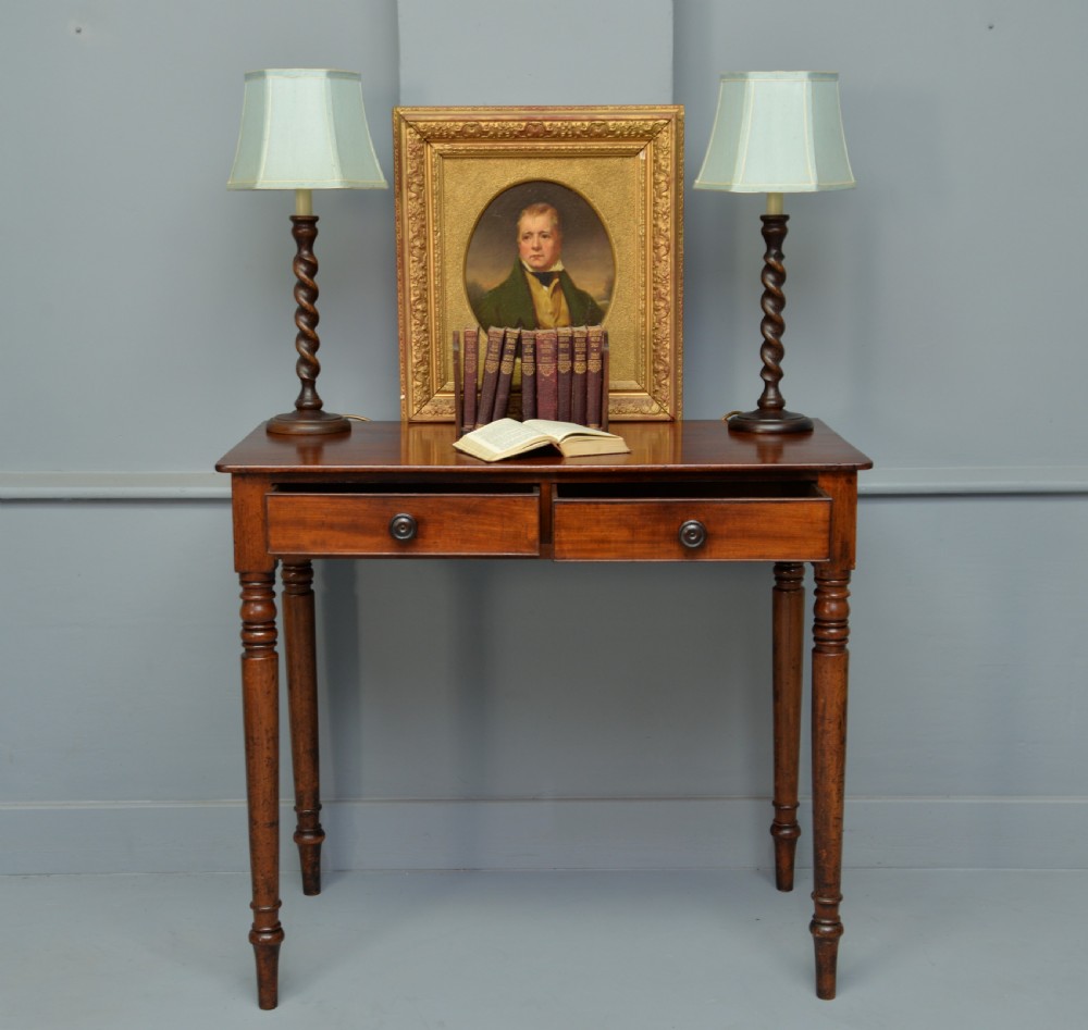 Regency Mahogany Side Hall Table View III