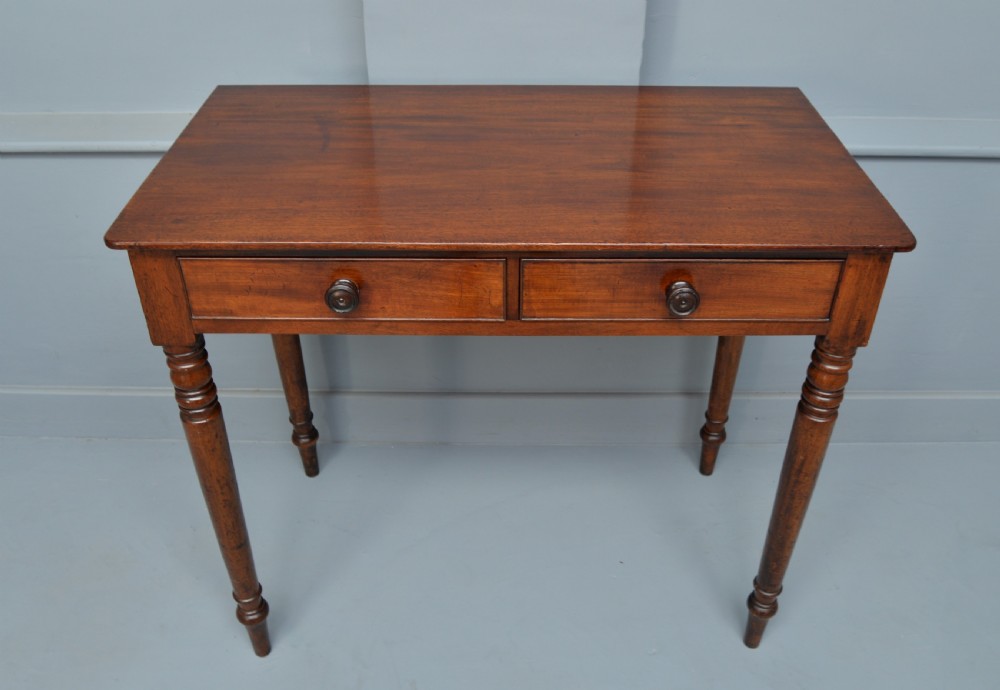 Regency Mahogany Side Hall Table View V