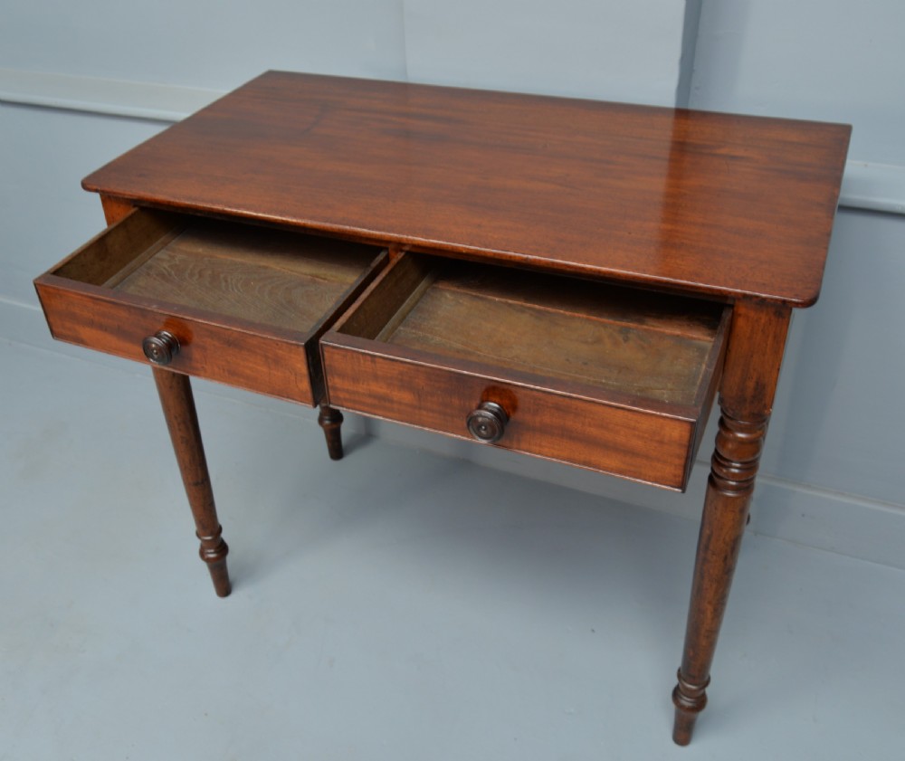 Regency Mahogany Side Hall Table View VI