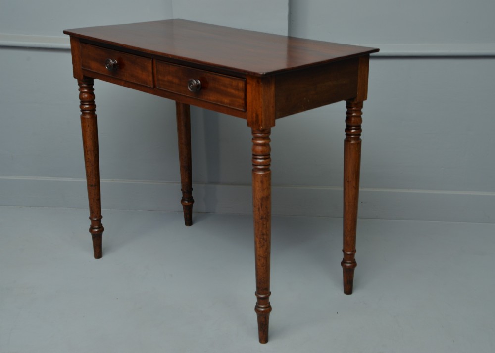 Regency Mahogany Side Hall Table View VIII