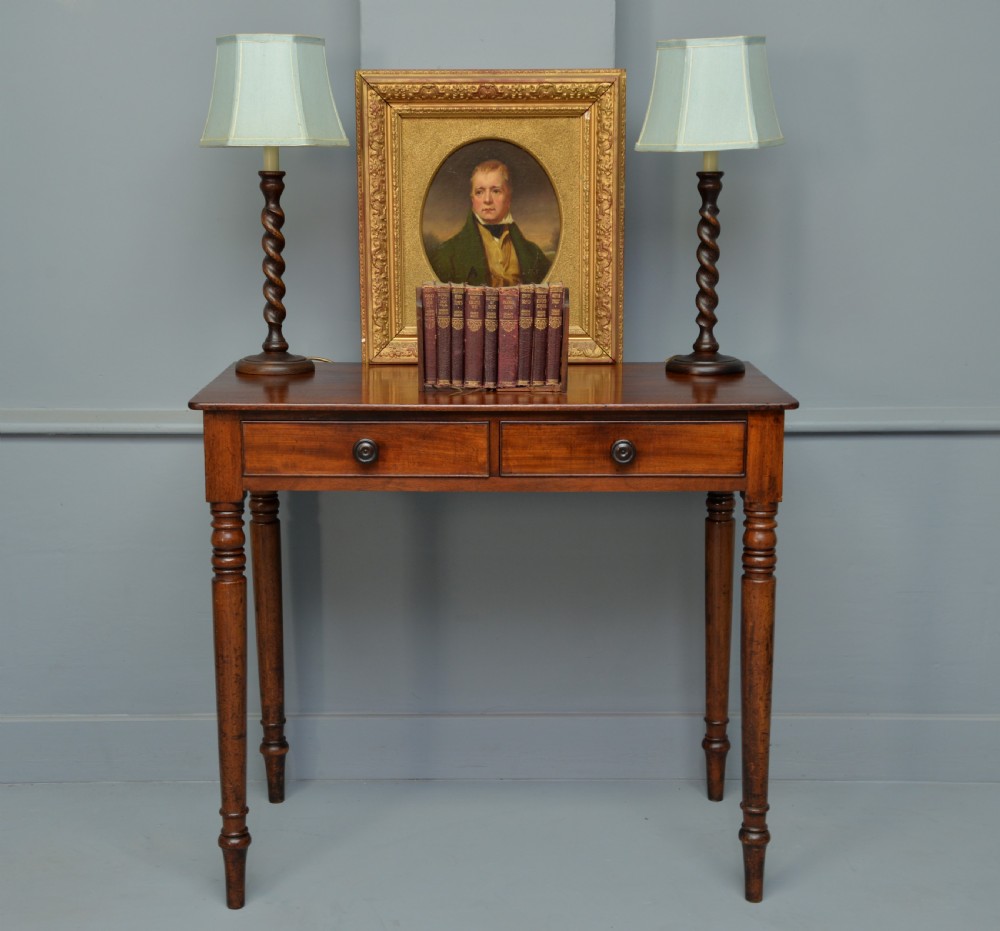Regency Mahogany Side Hall Table View X