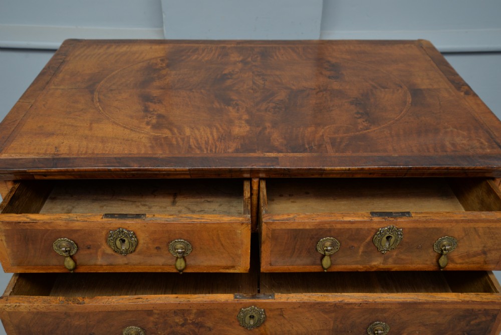 William & Mary Walnut Chest Of Drawers View V