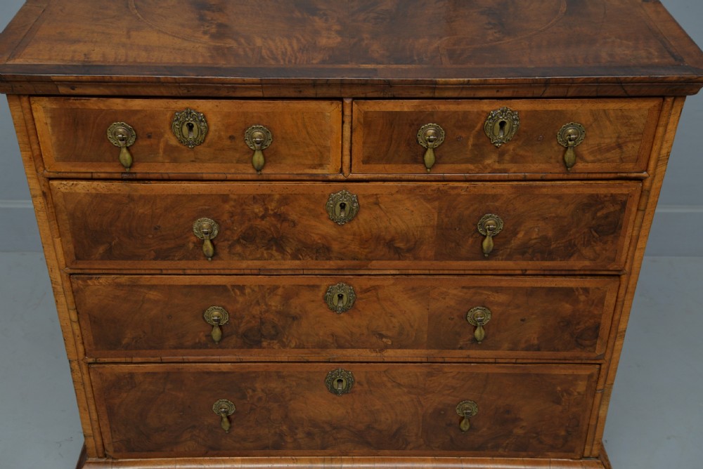 William & Mary Walnut Chest Of Drawers View VI