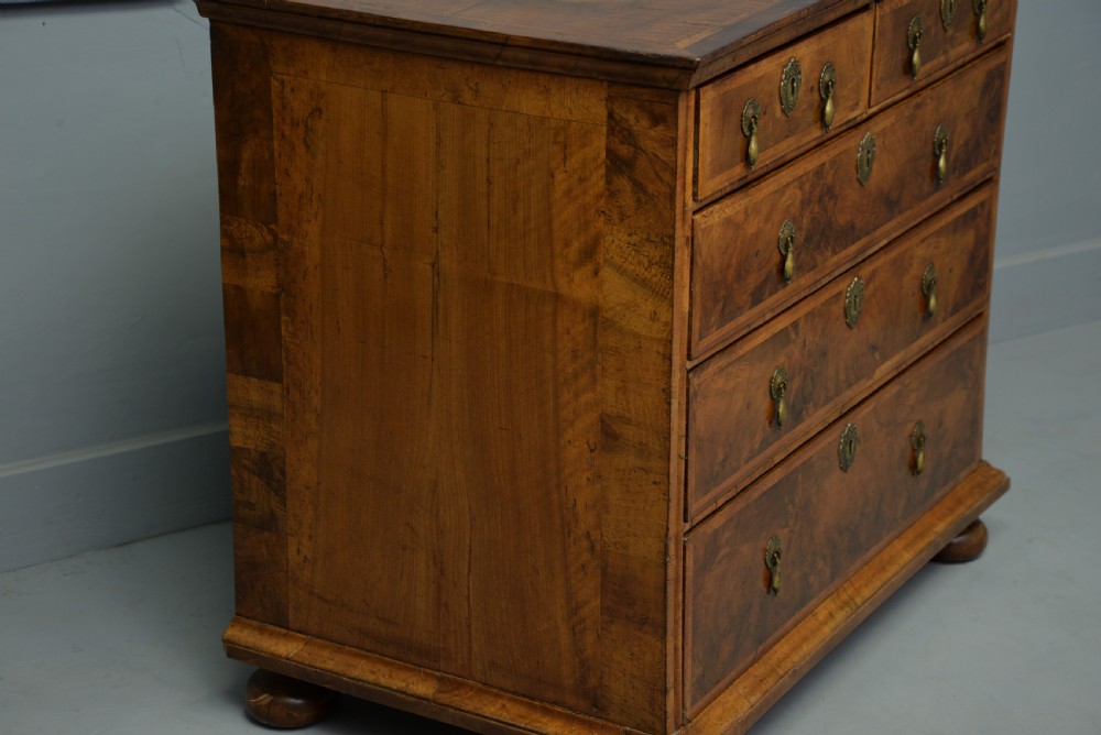 William & Mary Walnut Chest Of Drawers View IX