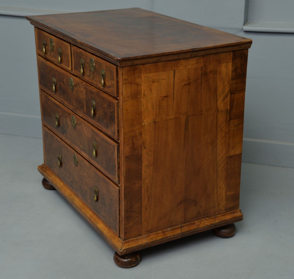 William & Mary Walnut Chest Of Drawers View XI