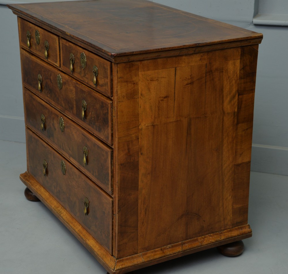 William & Mary Walnut Chest Of Drawers View XII