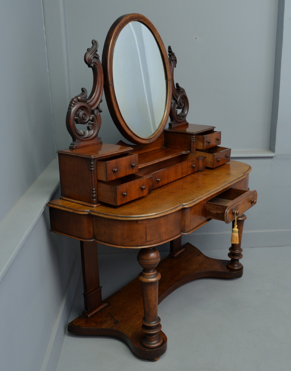 Victorian Mahogany Duchess Dressing Table View VII