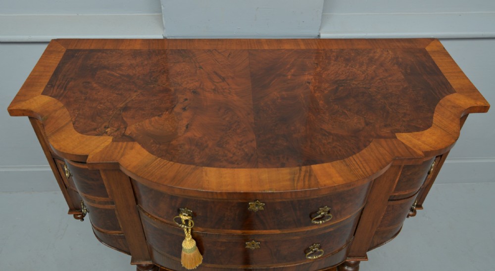 William & Mary Style Walnut Side Table View VI