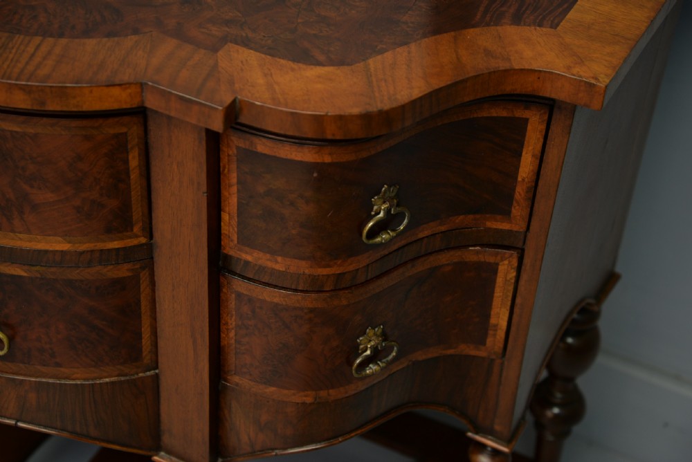 William & Mary Style Walnut Side Table View IX
