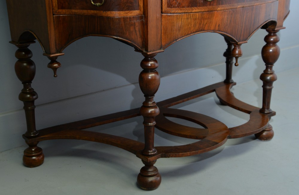 William & Mary Style Walnut Side Table View XI