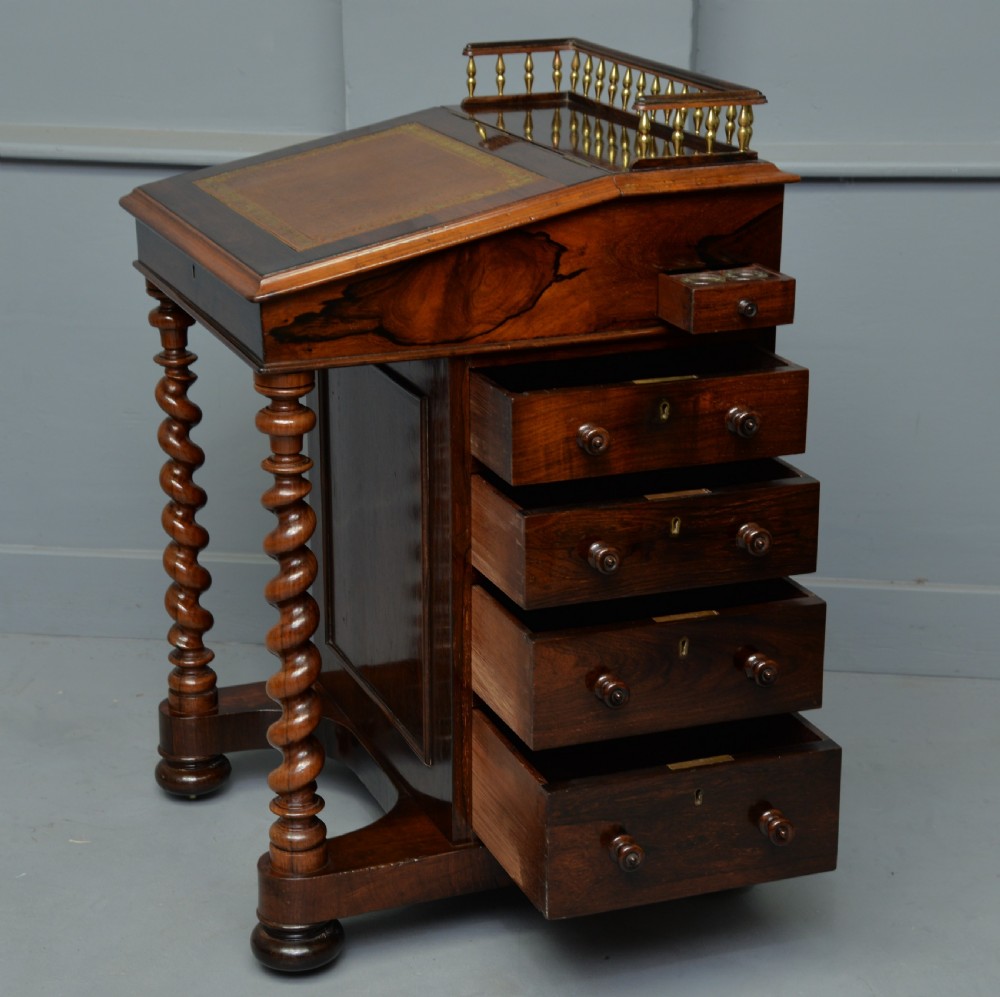 William IV Rosewood Davenport Desk