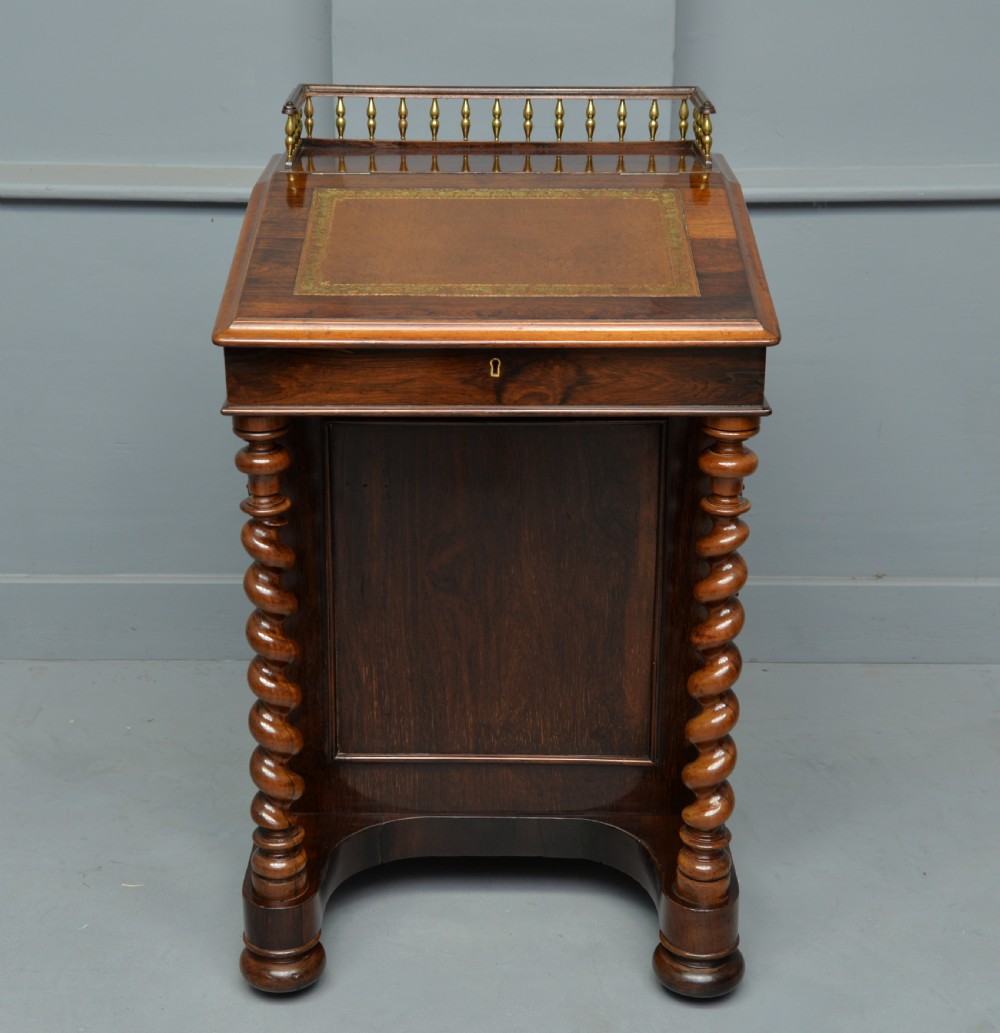 William IV Rosewood Davenport Desk View II