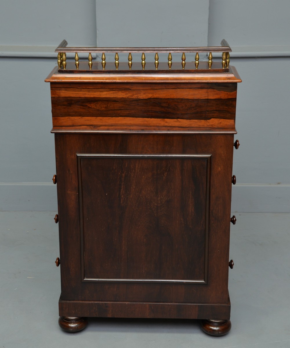 William IV Rosewood Davenport Desk View XV