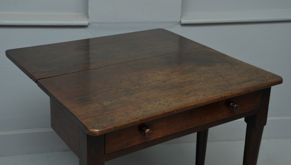 Unusual George III Cuban Mahogany Side Table View IX