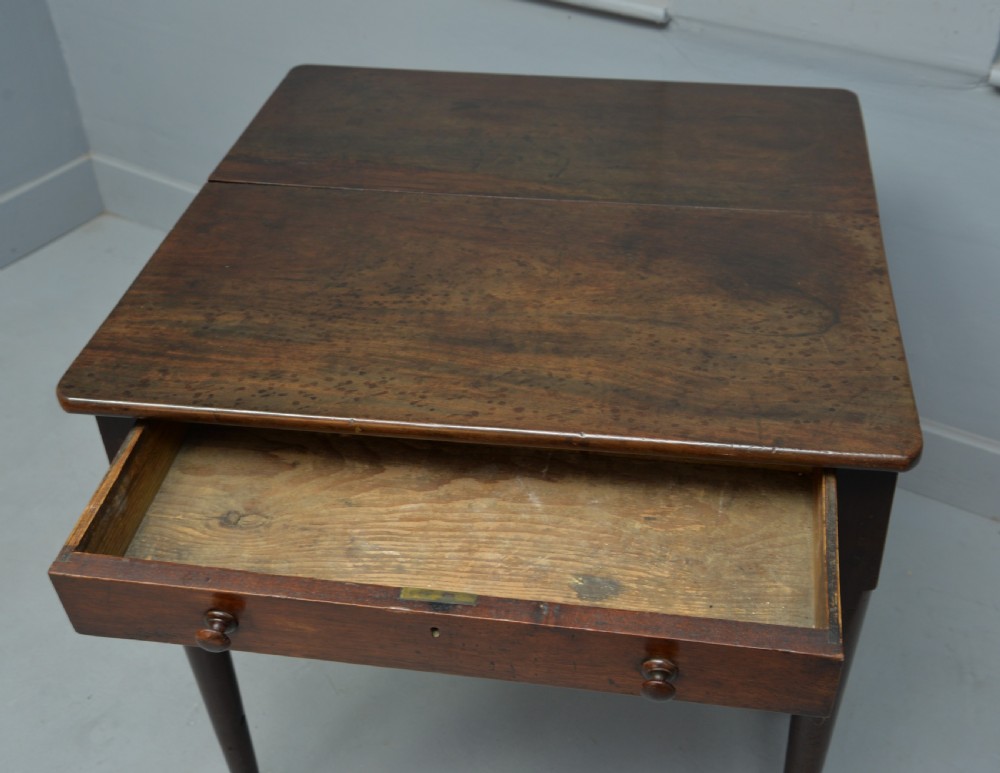 Unusual George III Cuban Mahogany Side Table View XI