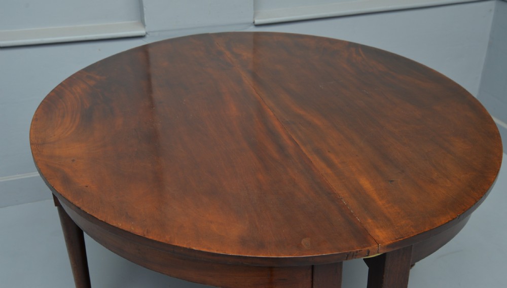 Pair Of Georgian Mahogany Demi-Lune Console Tables View XI