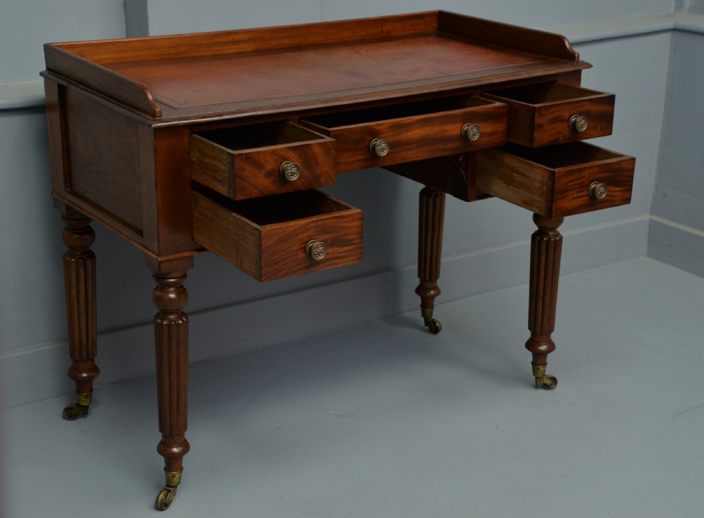 Pretty Victorian Mahogany Writing Table View IV