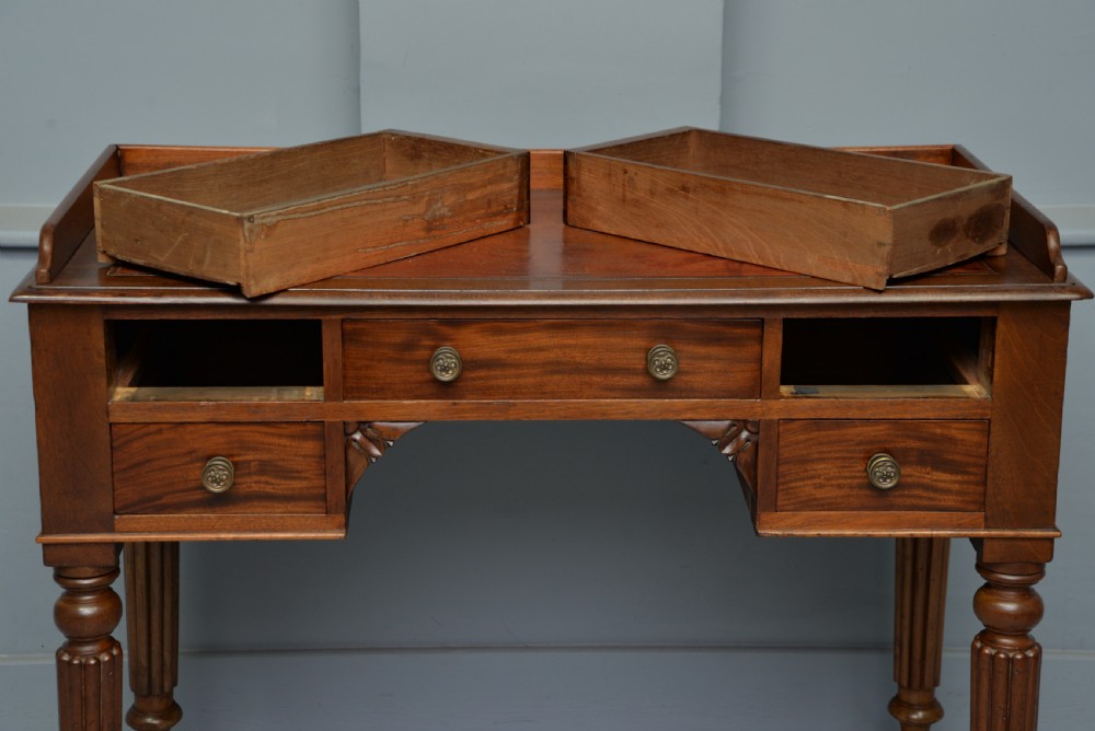 Pretty Victorian Mahogany Writing Table View V