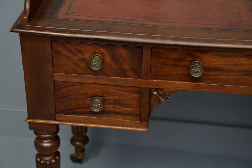 Pretty Victorian Mahogany Writing Table View VI