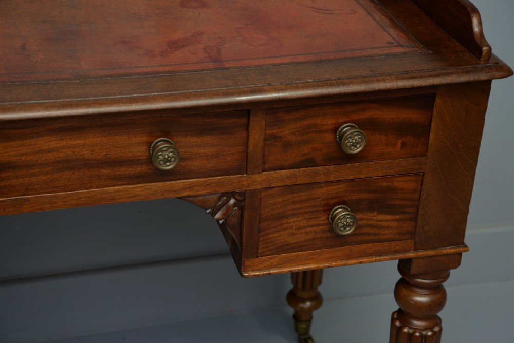 Pretty Victorian Mahogany Writing Table View VII