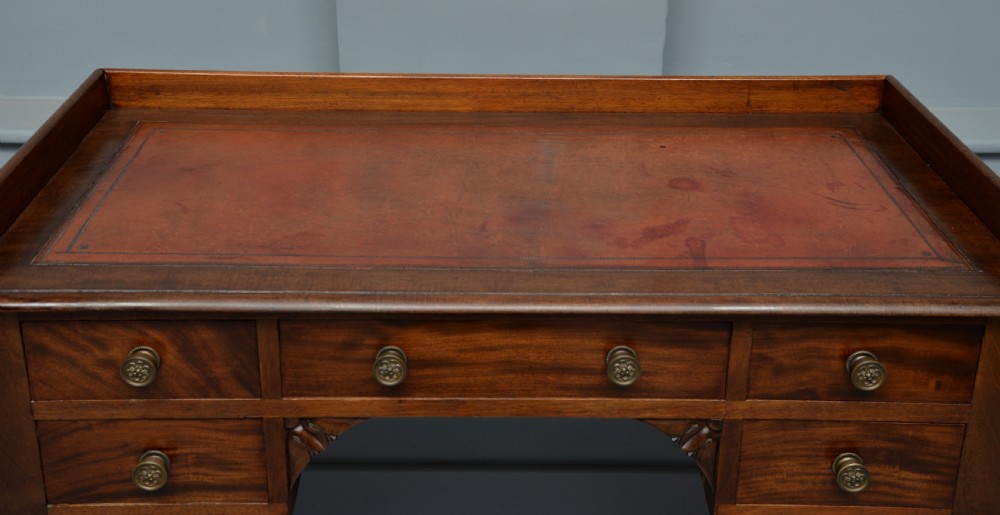 Pretty Victorian Mahogany Writing Table View VIII