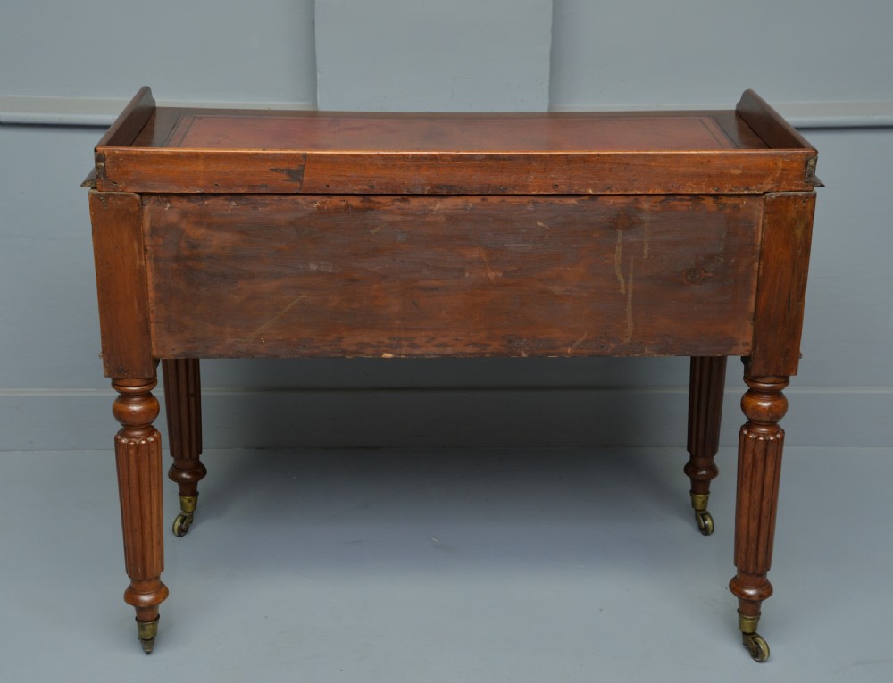 Pretty Victorian Mahogany Writing Table View XI