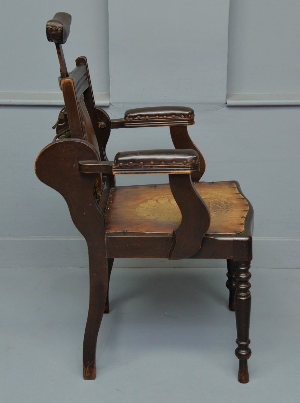 Edwardian Adjustable Barbers Chair View VI
