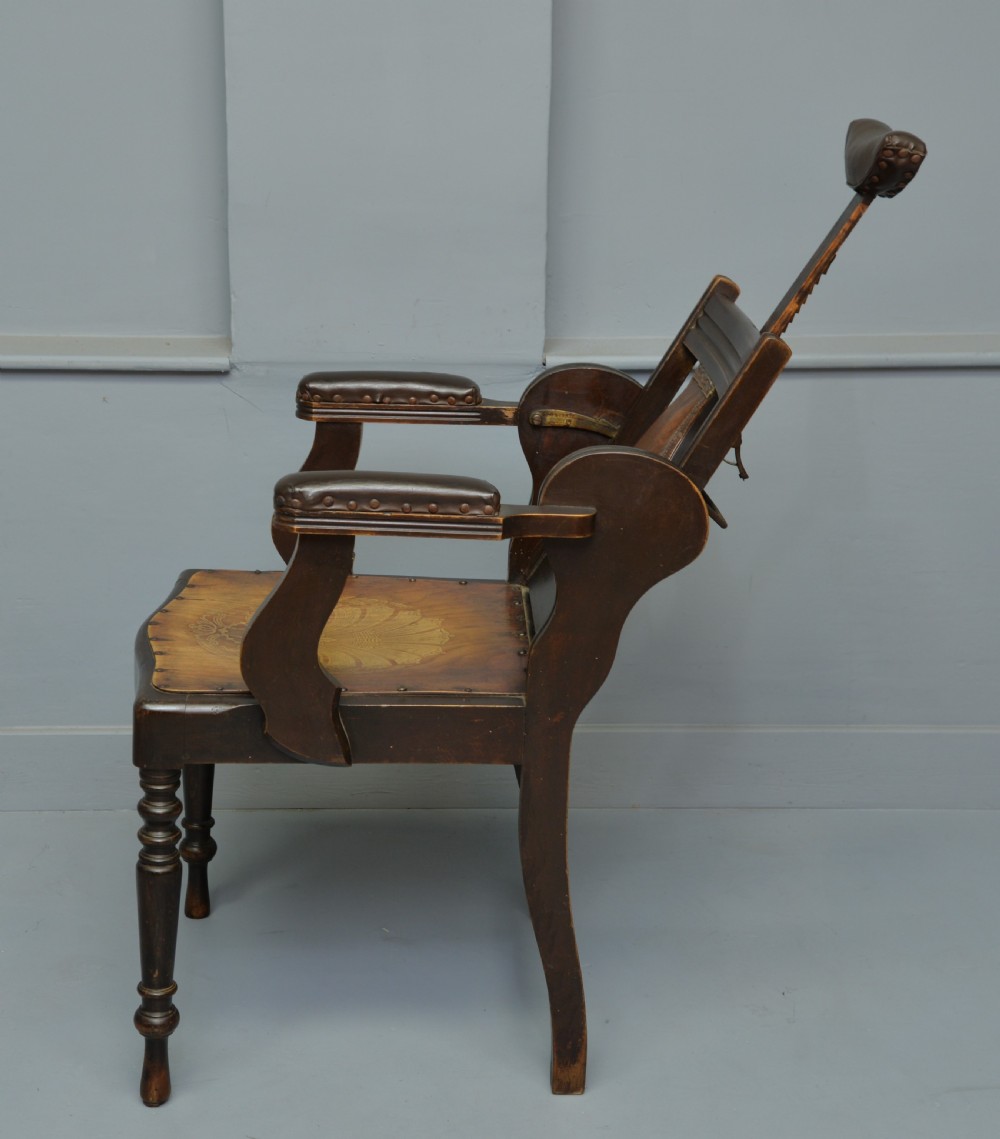 Edwardian Adjustable Barbers Chair View VIII