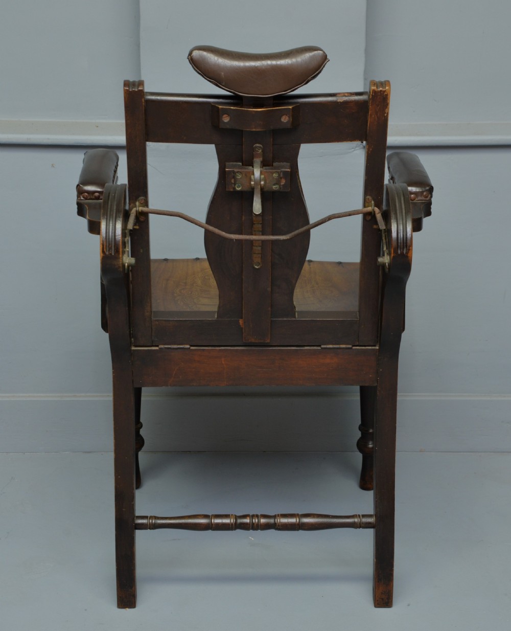 Edwardian Adjustable Barbers Chair View IX