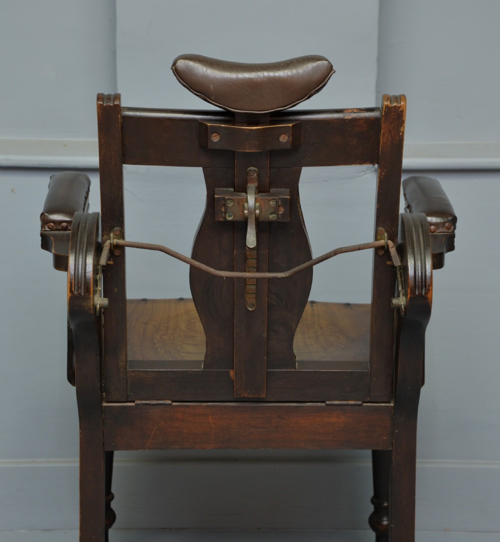 Edwardian Adjustable Barbers Chair View X