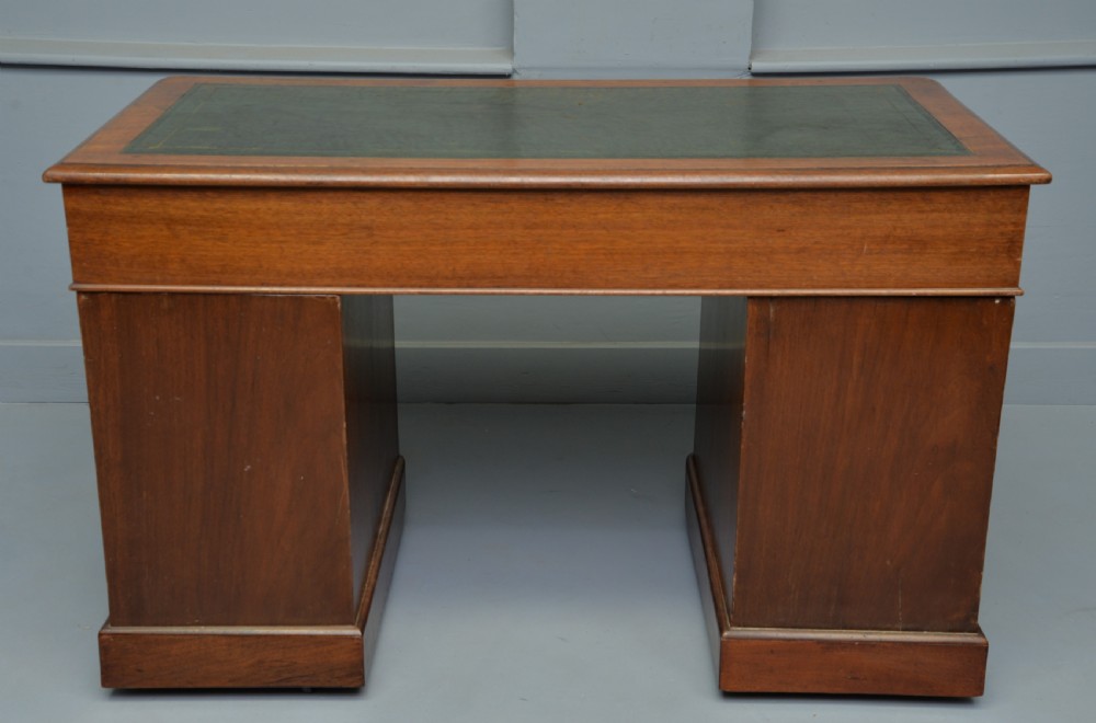 Victorian Mahogany Pedestal Desk View XIV
