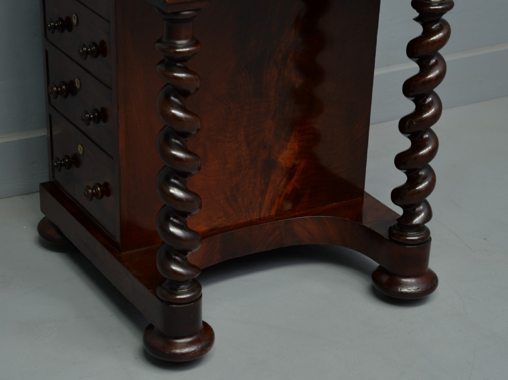 William IV Mahogany Davenport Desk View VI