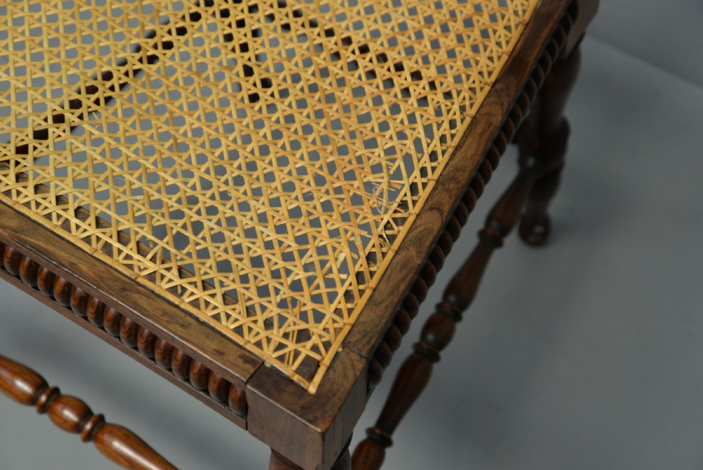 Superb Quality Victorian Rosewood Caned Side Chair View XI