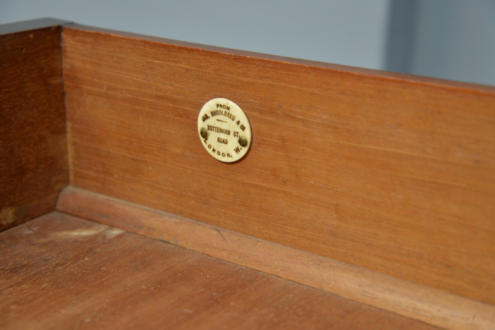 Edwardian James Shoolbred Mahogany Chest Of Drawers  View VII